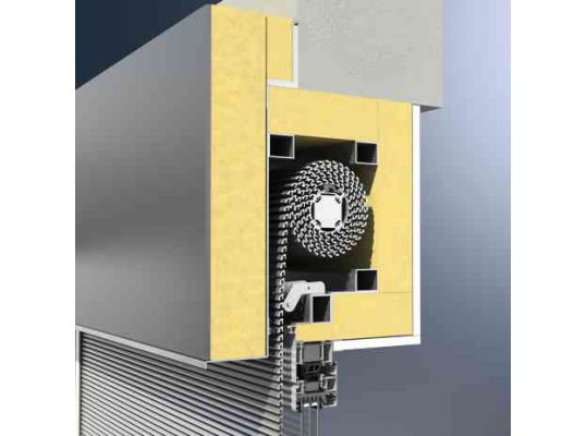Сонцезахист Schüco CTB, що навішується на вікна Schüco AWS